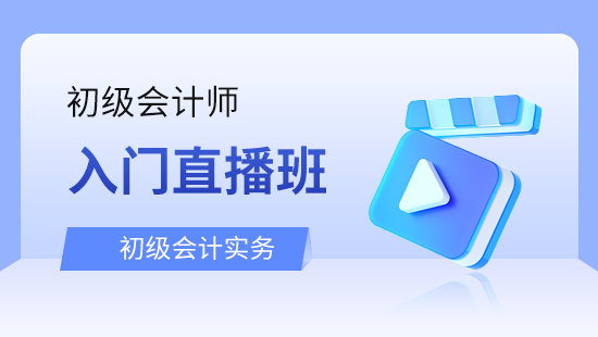 初级会计实务入门直播班