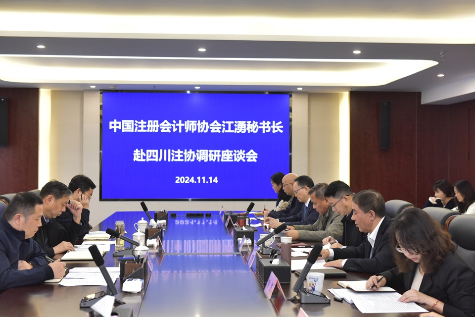 中注协秘书长江湧一行赴四川注协开展座谈调研